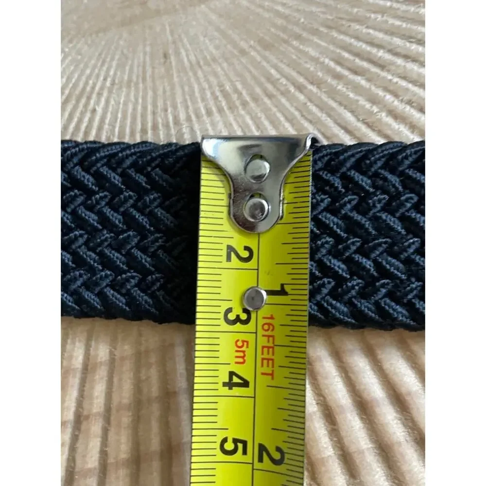 Mens Fabric Braided Web Belt Fully Adjustable Casual Everyday Style XL 42-44